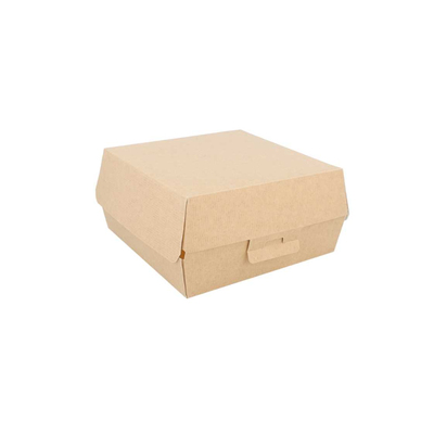 Hamburger box kraft - 17,6 x 16,8 x 7,8 cm - 300 stuks