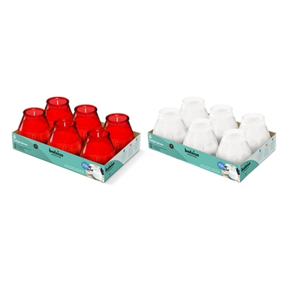 Twilight Sfeerkaars Brandduur 70u 12st - ROOD