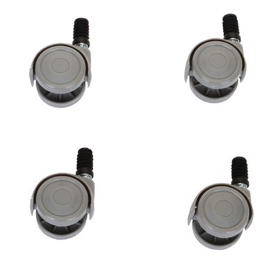 Set of 4 casters for 20 l rectangular bucket / recycling box