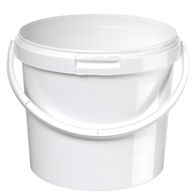 Seau avec poignée - 6,5 l - BLANC