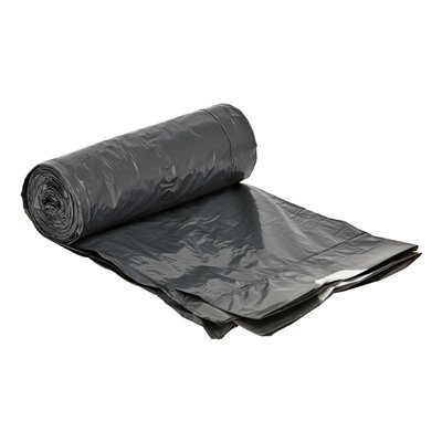 Bin bag with drawstring closure for 10 l sanitary bin/pedal bin - GREY - roll of 25