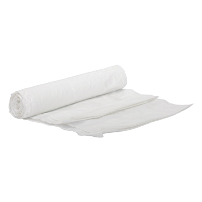 HD zak met trekbandsluiting - 50 x 55 cm - T25 - 25 l - WIT - rol 25 stuks