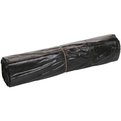 HD zak - 63 x 70 cm - T15 - 50 l - ZWART - rol 50 stuks