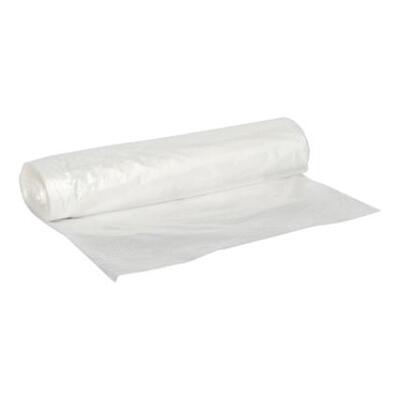 HD zak - 58 x 100 cm - T23 - 75 l - TRANSPARANT - rol 20 stuks