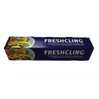 Film alimentaire étirable en boîte distributrice - 30 cm x 300 m