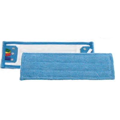 Frange Micro bleue poche/languette 3 trous - 40 cm - BLUE