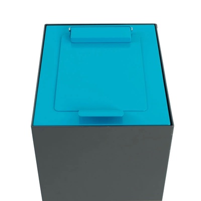 Couvercle fermé pour Bomabin Select Modus - 60 l - BLEU
