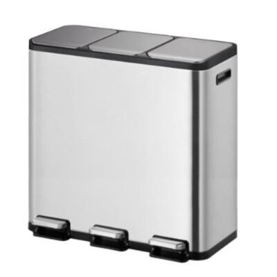 Bomabin Collect Trio - 3 x 15 l - stainless steel