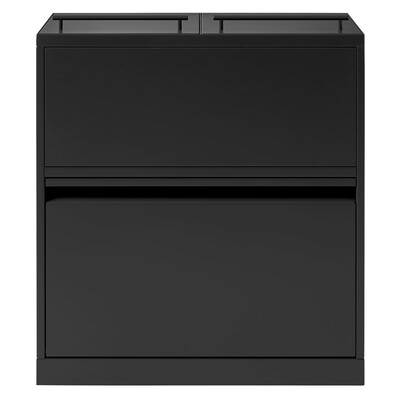 Bomabin Select Bica - 80 l - BLACK - lid