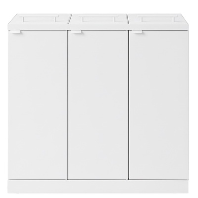Bomabin Select Bica - 3 x 65 l - WIT - deksel/deksel/deksel