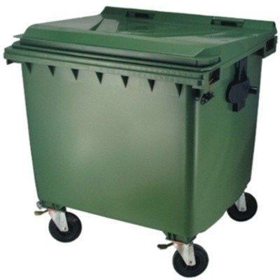 Container met 4 wielen - 770 l - GROEN