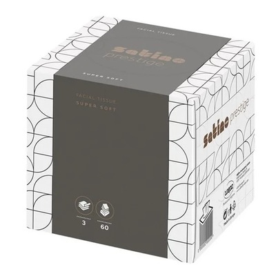 Facial Tissue Cube - zuiver tissue - 3 laags - 30 x 60 stuks