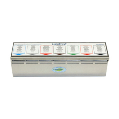 Label Fresh Starterskit Inox Dispenser + Etiketten