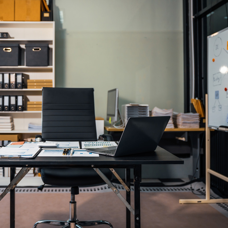 Leeg bureau