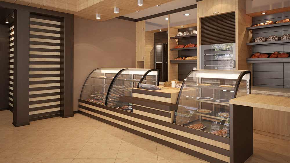 Presenteren in een schone winkel