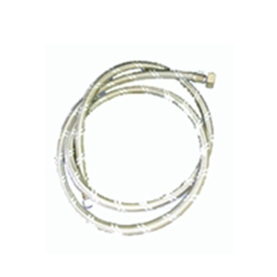 912000: Rubber slang met RVS-mantel - 2m - ¾"BI-¾"BI (Bomax doseerunit) - 1