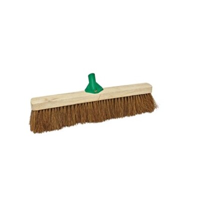 102120: Kokosbezem met steelhouder - 40 cm