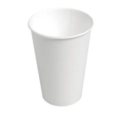 117291: Wegwerpdrinkbekers karton - 180 ml - WIT - 100 stuks