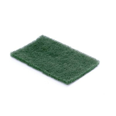 130508: Scrubby schuurpad dun - 15 x 10 x 1 cm - GROEN