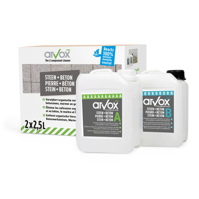 210295: Arvox Pro Steen + Beton - 2 x 2,5 l - Set