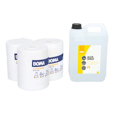 220252: Cleanwipes Hygienic - hygiënische reinigingsdoekjes - navulpakket