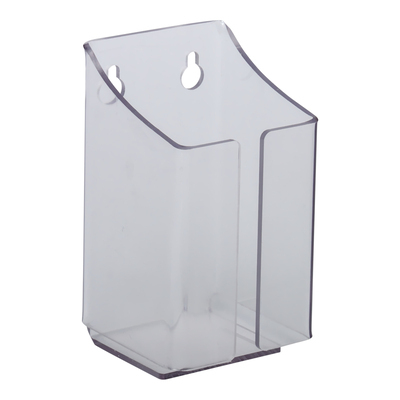 222127: Plexi wandhouder voor fles met pomp 500 ml