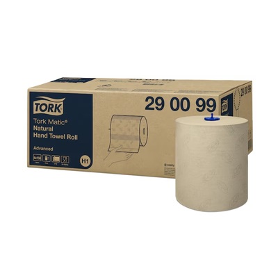 290099: Tork Matic Advanced handdoekrol - 1 laags - 150 m x 21 cm - 6 rollen - NATUREL - 290099