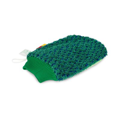340394: Greenspeed Handschoen Scrub - GROEN/BLAUW