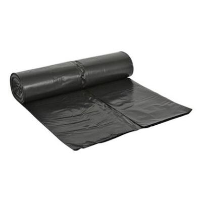 400156: LD afvalzakken - 131 x 135 cm - T30 - 330 l -  ZWART - 100 stuks per doos (4 rollen van 25 stuks)