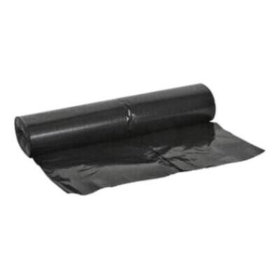 620082: LD zak - 90 x 107 cm - T44 - 160 l - ZWART - rol 20 stuks