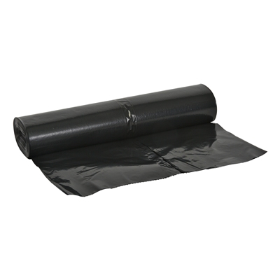 750465: LD zak - 70 x 110 cm - T45 - 115 l - ZWART - rol 25 stuks
