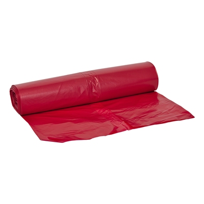625382: LD zak - 70 x 110 cm - T45 - 115 l - ROOD - rol 25 stuks