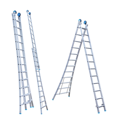 667214: Schuifladder 2-delig - 2 x 12 treden - 3,25/5,50 m - 15,7 kg