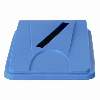 750343: Papierdeksel voor afvalbak Bomabin Select Flat - BLAUW
