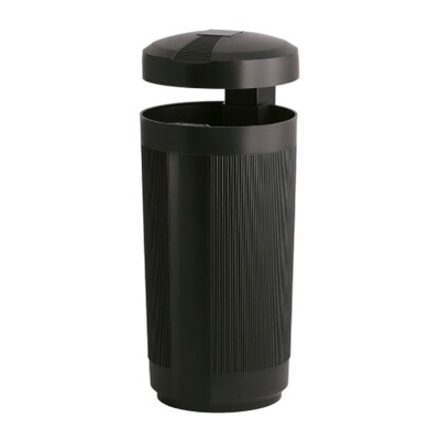 625384: Bomabin Outdoor Rhea - buitenafvalbak met afdak - 50 l - ZWART