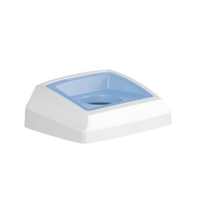750420: Deksel voor Bomabin Select Fit - 50 l - WIT/BLAUW - inwerpopening rond