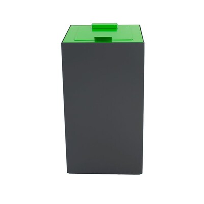 750289: Bomabin Select Modus - 90 l - GRIJS - gesloten deksel GROEN