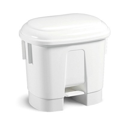 755379: Seau à pédale Sirius - 30 l - couvercle BLANC