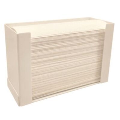 783081: Tafeldispenser multifold handdoekjes - WIT